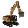Backhoe Loader Heavy Duty Wheeled Excavator Durable 1: 60 Scale