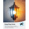 KINDEEP Yellow Bug LED Light Bulb 4 Pack, 23W (150-200W