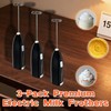 3-Pack Milk Frother, Powerful Handheld Drink Mixer with Stainless Steel