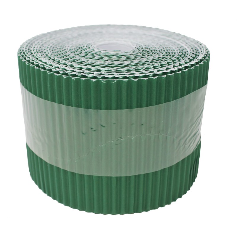 Bright Ideas Corrugated Border Roll for School Displays, Nile Green,
