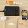 Power Bars with Surge Protector, TESSAN Flat Plug Extension Cord