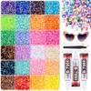 Bedazzling Kit Diamantes para Pegar, 24000pcs Brillantes Decoración de uñas