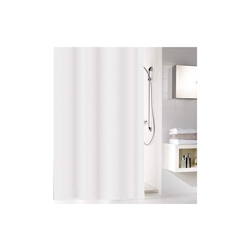 Kleine Wolke Sparkle Shower Curtain 180 x 200 cm White