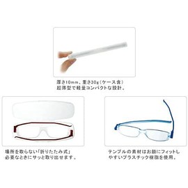 ナンニーニ コンパクトグラス2 度数+2.00 クリア