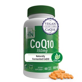 Health Thru Nutrition CoQ-10 150mg - 60 cápsulas | Coenzima de ubiquinona Q10 | Apoya la energía celular y la protección antioxidante | Sin OMG, sin soja, vegano, sin gluten