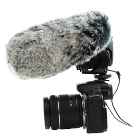 Cam Design Furry Microphone Windscreen Wind Muff up to 19 X 9 cm (L x D) Compatible with shotgun mic Microphone TAKSTAR SGC-598 AT897 Canon DM-100 Rode VMGO Video Mic GO/VideoMic Pro