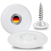 Furniture Cover Caps Compatible with Torx Screws - White -