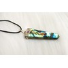 Jet International Labradorite Flat Chakra Pendant 2 Inches Approx. A