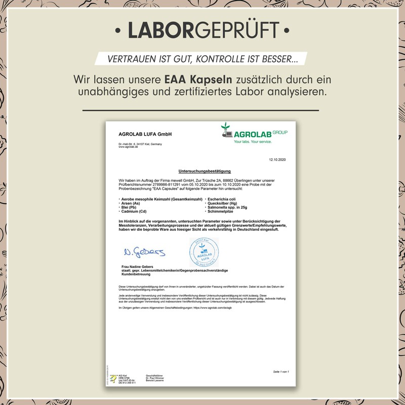 EAA Capsules High Dose 240 Giga Caps Each with 1000