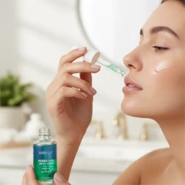 Serum Facial Hidratante Doble Global Beauty Care  Double Hydrating Face Serum with Squalane  Niacinamide, 50ml                                        