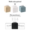 Tissue Box Cover, Jeethemy Square PU Leather Tissue Box Holder,