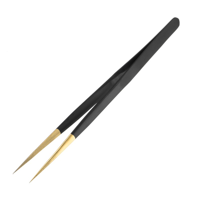 HARFINGTON ESD-11 Precision Tweezers 141mm Pointed Anti-Static Non-Magnetic Stainless Steel