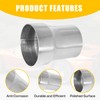 QYFNB 304 Stainless Steel Exhaust Adapter Connector, Universal Exhaust Pipe,