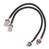 2 Pcs 22in Ignition Coil Extension Harness Relocation Cable for