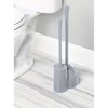 iDesign Compact Toilet Brush and Plunger Set for Bathroom Cleaning