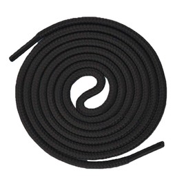 Pimp My Shoes 60cm/23 Black 4mm Round Smart Laces® Athletic Trainer, Boot & Sport Shoe Laces