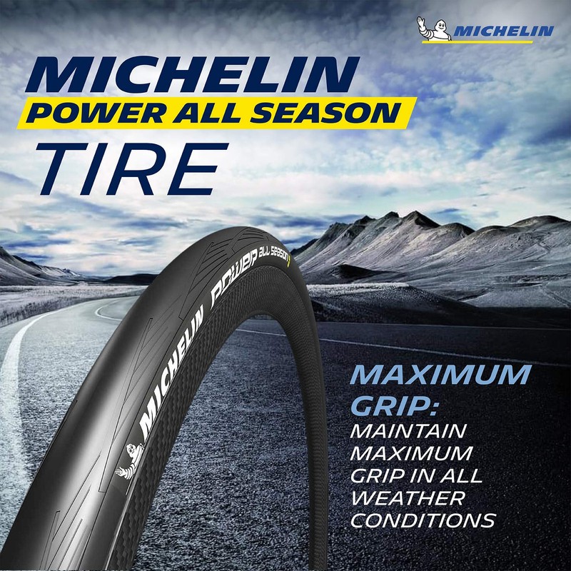 Michelin Clincher.M 700x25 (25-622) POWER ALL SEASON V2 BLACK