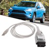 Akozon OBD2 Adapter OBD2 USB Adapter J2534 MINI VCI-Kabel Kunststoff