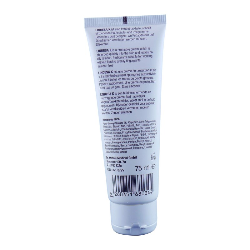 Lindesa K Care Cream with Chamomile and Beeswax Hand Cream