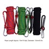 10yd Length Parachute Cord High Strength Polyester Wearproof 0.5in Diameter