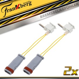 Frankberg 2x Brake Pad Wear Sensor Brake Pad Wear Indicator Front Axle Compatible with CLS C219 E-Class W211 E-Class T-Model S211 2002-2010 2115400717