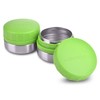 LunchBots Rounds Leak Proof 4 oz. Stainless Snack Container Jar,