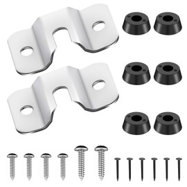 HJZHII 2 Sets Dart Board Wall Protectors, Dartboard Mounting Bracket Includes Screws Darts Board Hanging Kits Darts Holder Dart Games Accessories Wall Mount for Hanging Dartboard