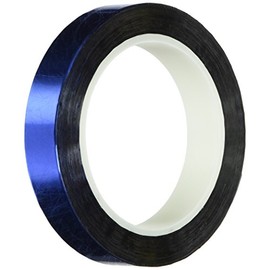 TapeCase Metalized Polyester Film Tape 1" x 5yds - Blue (1 Roll)