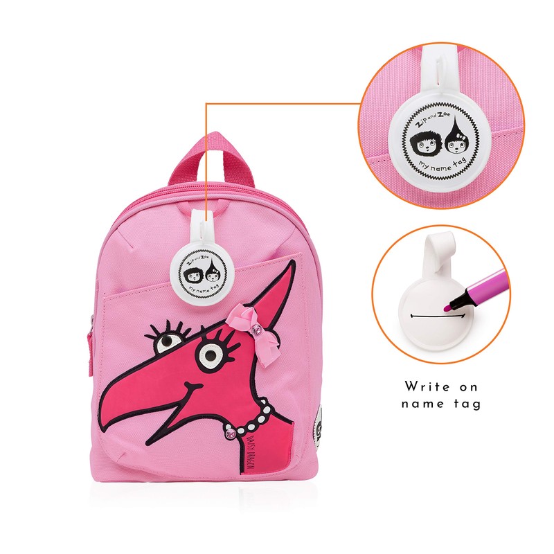 Daisy Dragon Toddler Kids Children Mini Backpack Rucksack With Reins