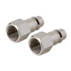 Silverline 238283 Euro Air Line Bayonet Female Thread Coupler 2pk