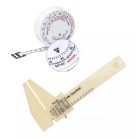 Vitruvian-IMC Antropómetro Vernier Negro 14cm + Cinta Imc 150cm Combo