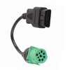 9 Pin Male Head to 16 Pin OBD2 Truck Diagnostic