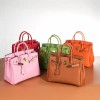 Togo 토고 가죽 버킨 숄더백 핸드백 [검정색 25cm] Togo Leather