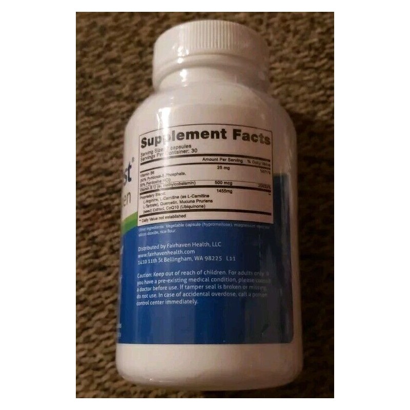 FHH-00727 Fairhaven Health, MotilityBoost for Men 60 Capsules Expires: 02/2026