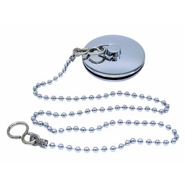 Chrome Plug And Chain for Sinks, Basins, Kitchens, Baths (1 1/2 Inch / 38mm)