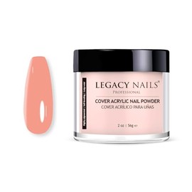 Legacy Nails Professional Cover LIGHT BLUSH Acrylic Powder, 2 ounces - Ideal For French Nail Art, Create Nail Art, Nail Extension That Provide a Healthy, Natural Look To Nails