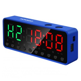 HONMAX Portable Gym Timer, Interval Fitness Timer (Blue)