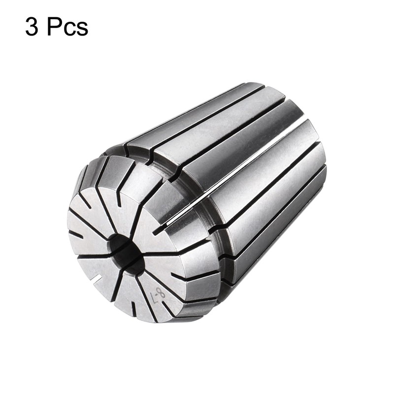 sourcing map 3 Pcs ER32 8mm Spring Collet Chuck High