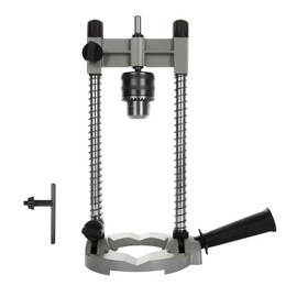 CertBuy Portable Drill Press for Hand Drill, Multi-Angle Drill Guide Attachment For 1/4 Inch and 3/8 Inch Adjustable Angle Drill Holder Guide, Portable Drill Guide with Chuck