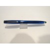 TERZETTI HEMISPHERE GLOSSY BLUE METAL ROLLER BALL PEN WITH CONDUCTIVE