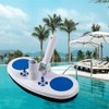 13inch Weighted Pool Vacuum Head with Nylon Bristles Swivel Hose