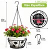2 Pack Metal Plant Hanger with Ceiling Hook – Heavy