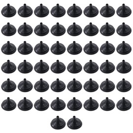 allcoupon 50 Pcs Mini Flag Base, Weighted Small Flag Holder, Table Flag Stand Base for Office Desk,Black