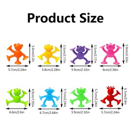 8 Stück Badewannen Saugnapf Spielzeug Montessori Silikon Badewannenspielzeug Bunt Saugnapf Spielzeug Baby Twibble Saugnapf Spiel Autismus Sensorik Spielzeug Für 3 4 5 6 7 8 Jahre Junge Und Mädchen