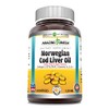 Amazing Omega Norwegian Cod Liver Oil 1250 mg 120 Softgels