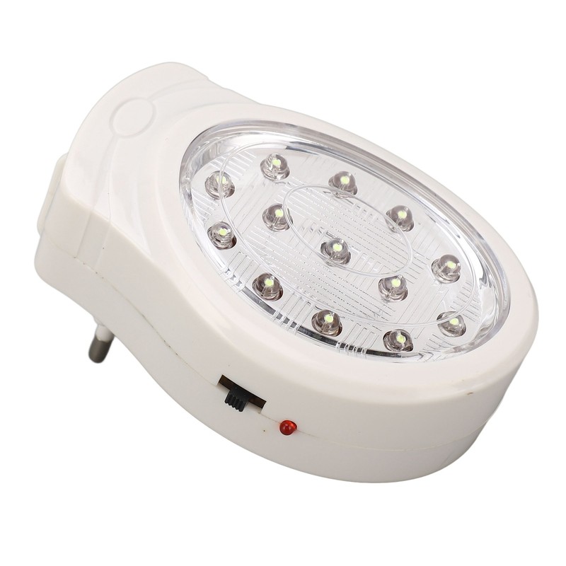 LED Emergency Light 2W Cold White 2 Gear Energy Saving