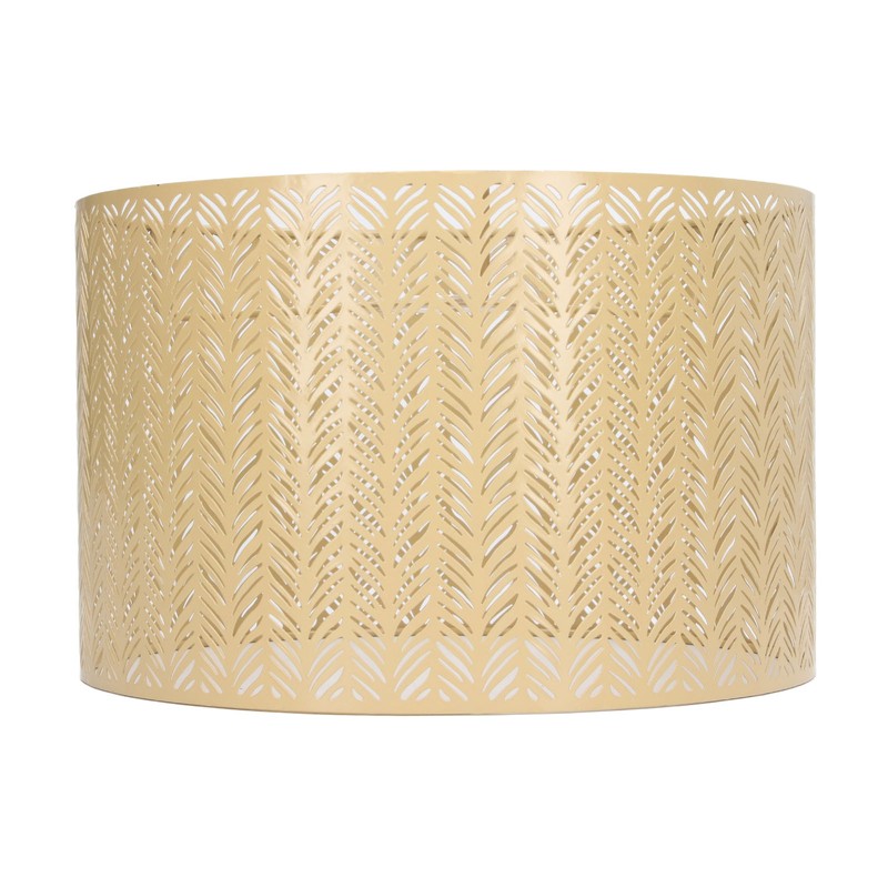 Drum Lamp Shade E27 E14 Clip Fir Leaf Shape Hollow