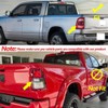 CheroCar Smoked Black Tail Light Lamp Cover Guard Trim Decoration