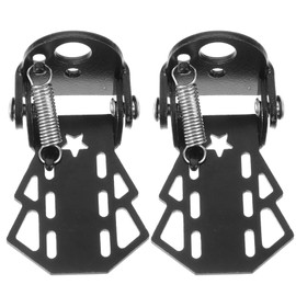 iplusmile Bicycle Step Two-Seater Hub Step Bicycle Peg Folding (Black)