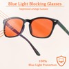 D Lolylad Blue Light Blocking Glasses, Amber Gaming Glasses for